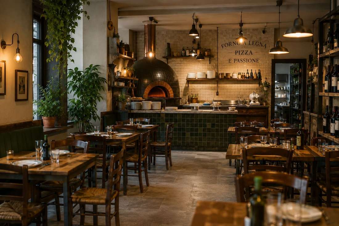Aménagement pizzeria Eggo